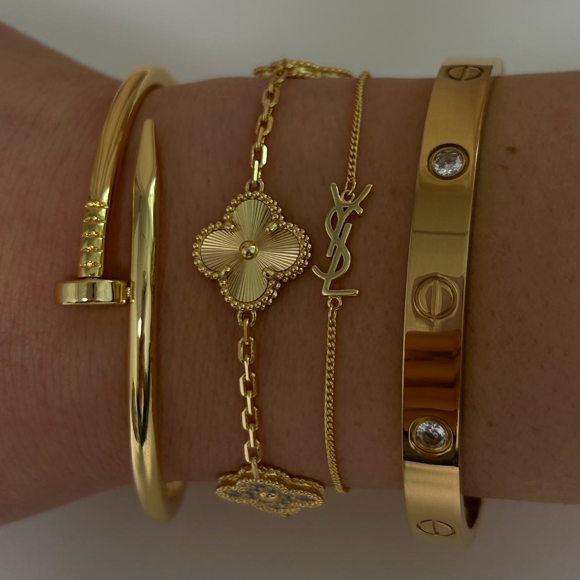Y Bracelet | 18k Gold Plated
